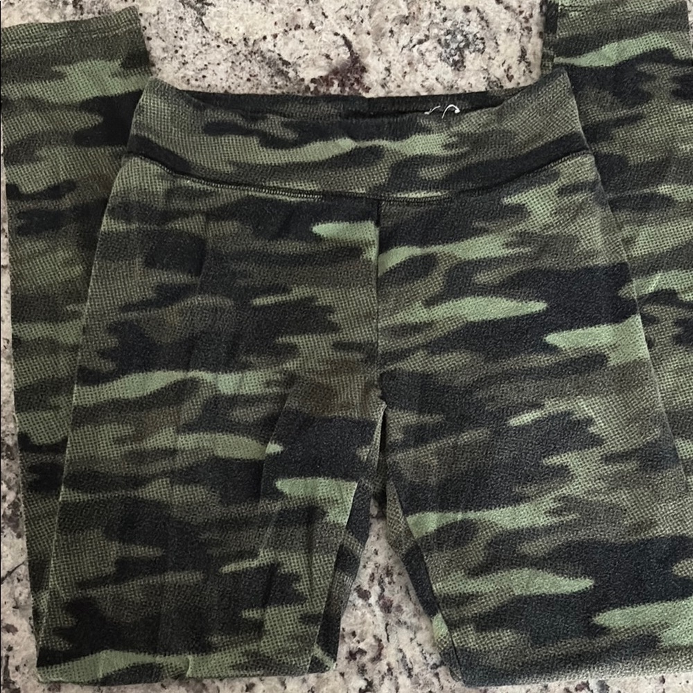 Leith Gray and Black Patterned Leggings